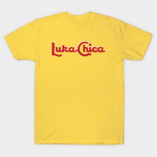 Topo Chico vs Luka Doncic vs Dallas Mavericks Red T-Shirt